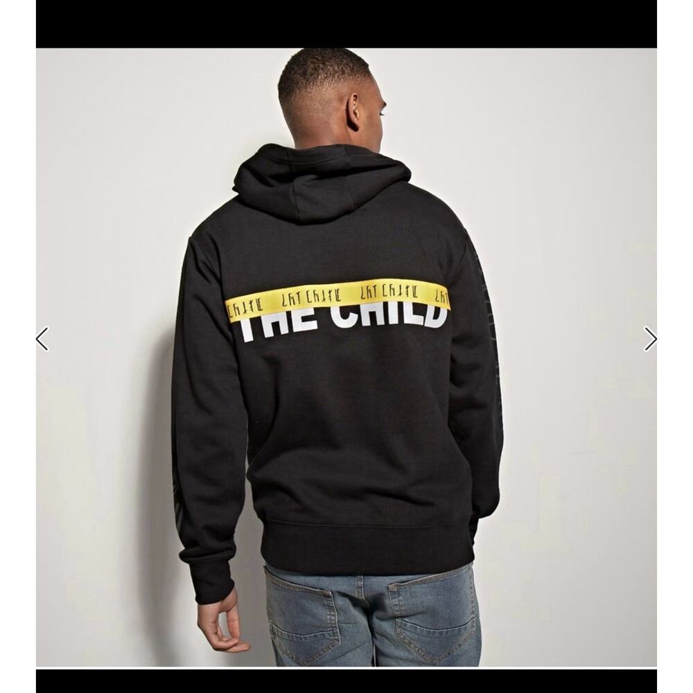 Disney Parks Star Wars The Mandalorian THE CHILD HOODIE JACKET XXL Black